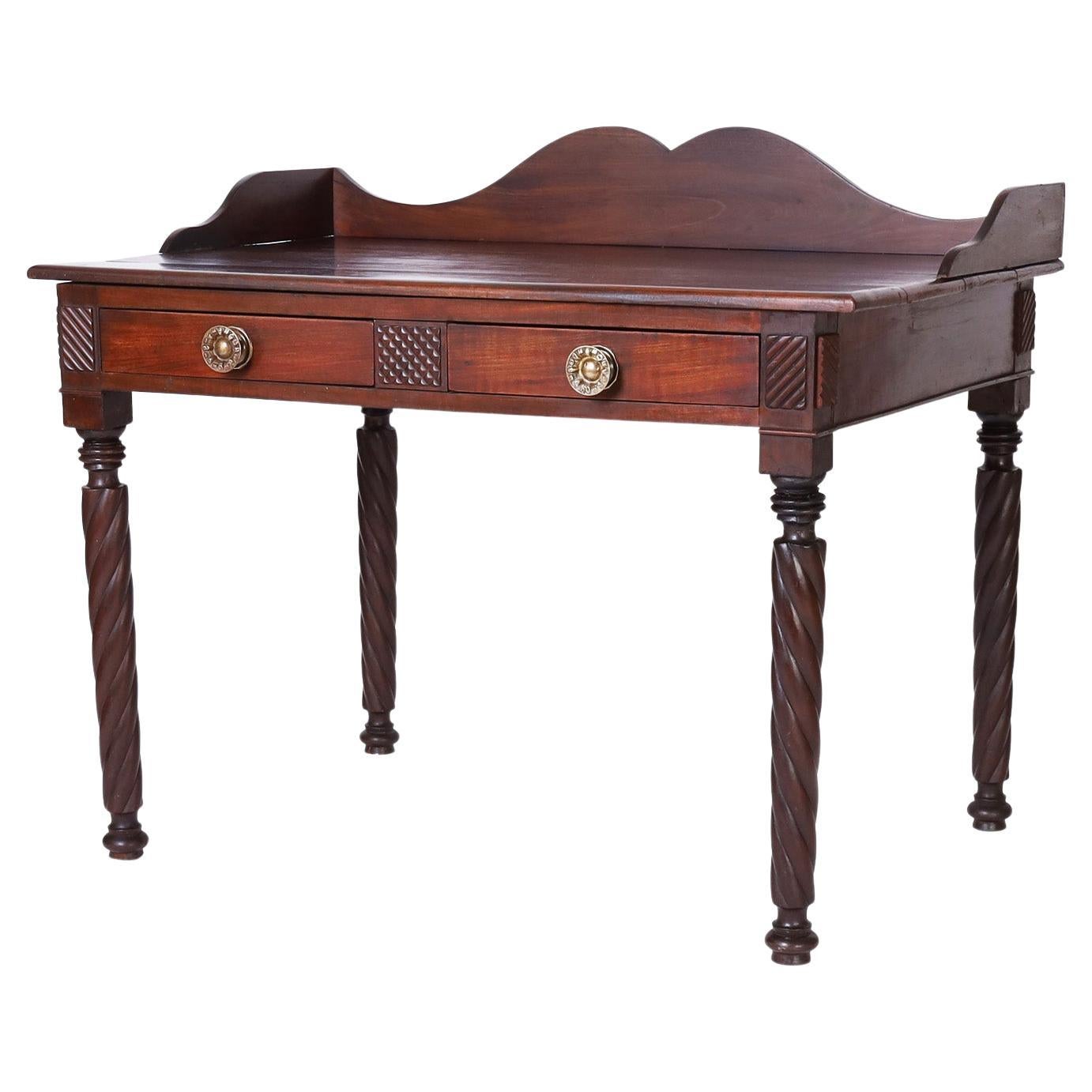 British Colonial West Indies Server or Writing Table For Sale