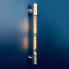 Applique murale contemporaine en aluminium et verre à tube d'Edison "Fuse".