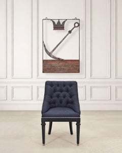 British Crown & Anchor Iron Hanging Tavern or Pub Sign