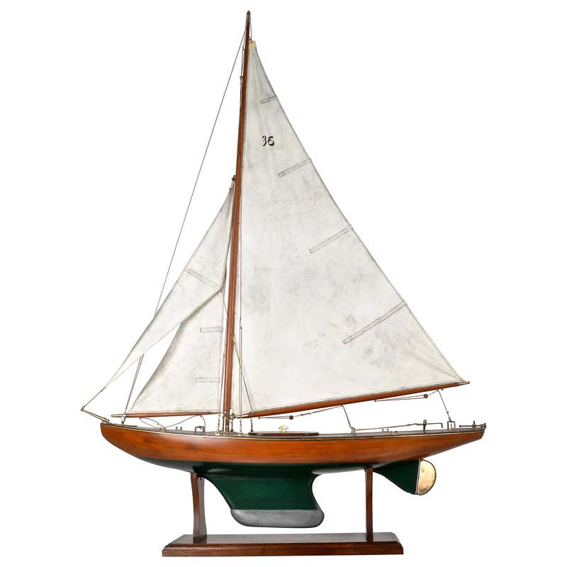 British Cutter Rig Pond Boat, 1930 at 1stDibs