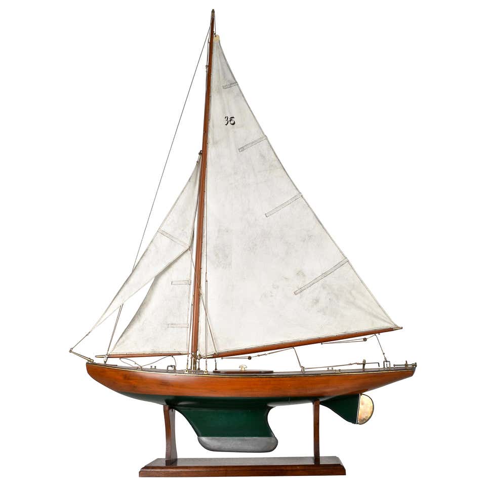 British Cutter Rig Pond Boat, 1930 at 1stDibs
