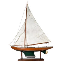 British Cutter Rig Pond Boat, 1930