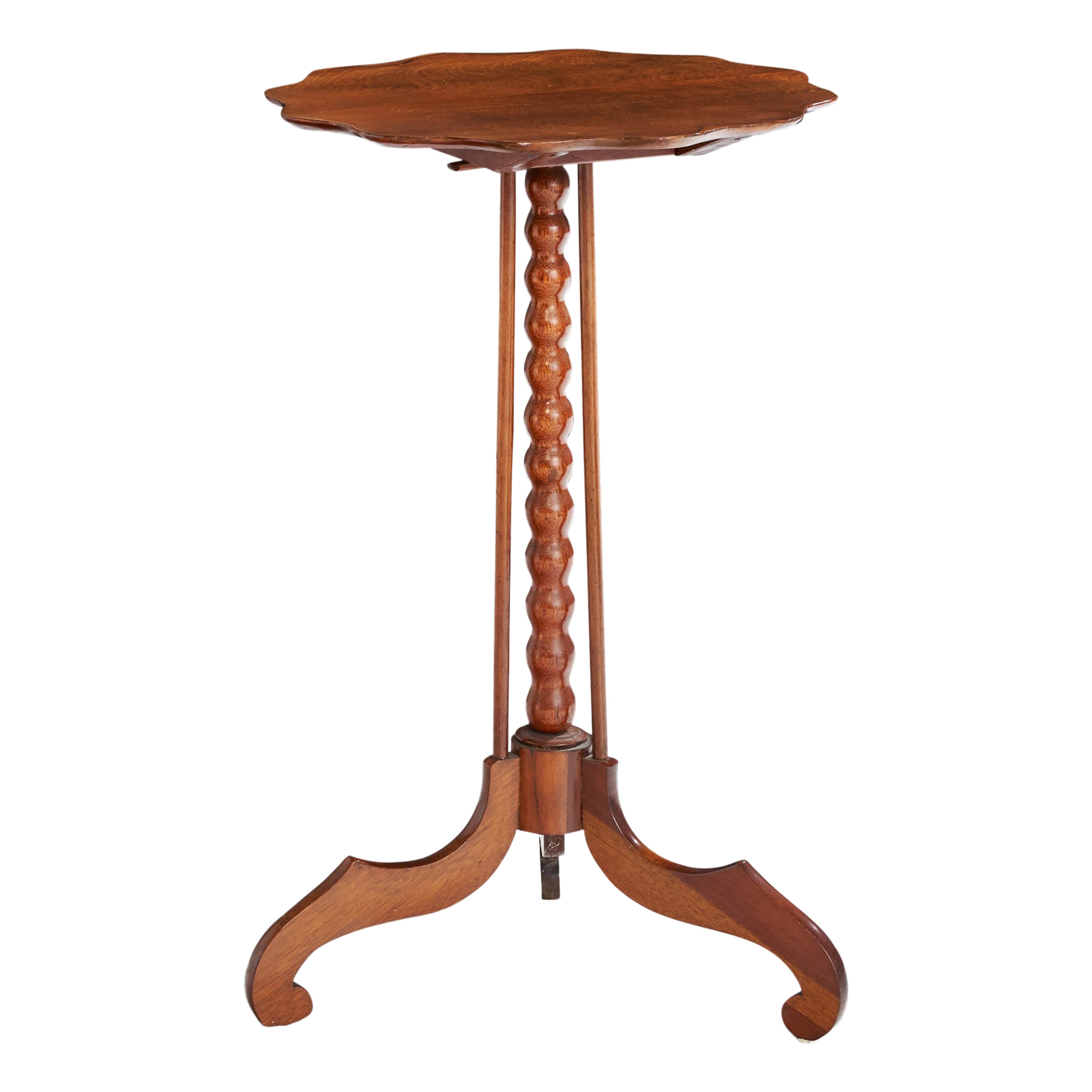 British Designer, Side Table, Mahogany, United Kingdom, 1900s