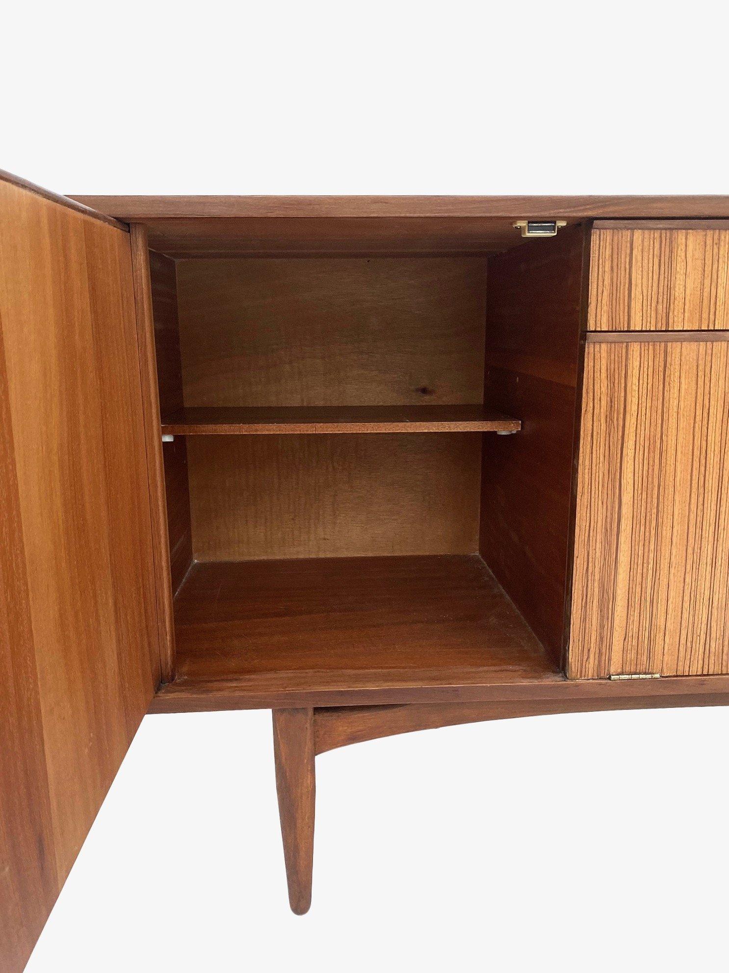 British Elliots of Newbury Teak Sideboard Credenza 10