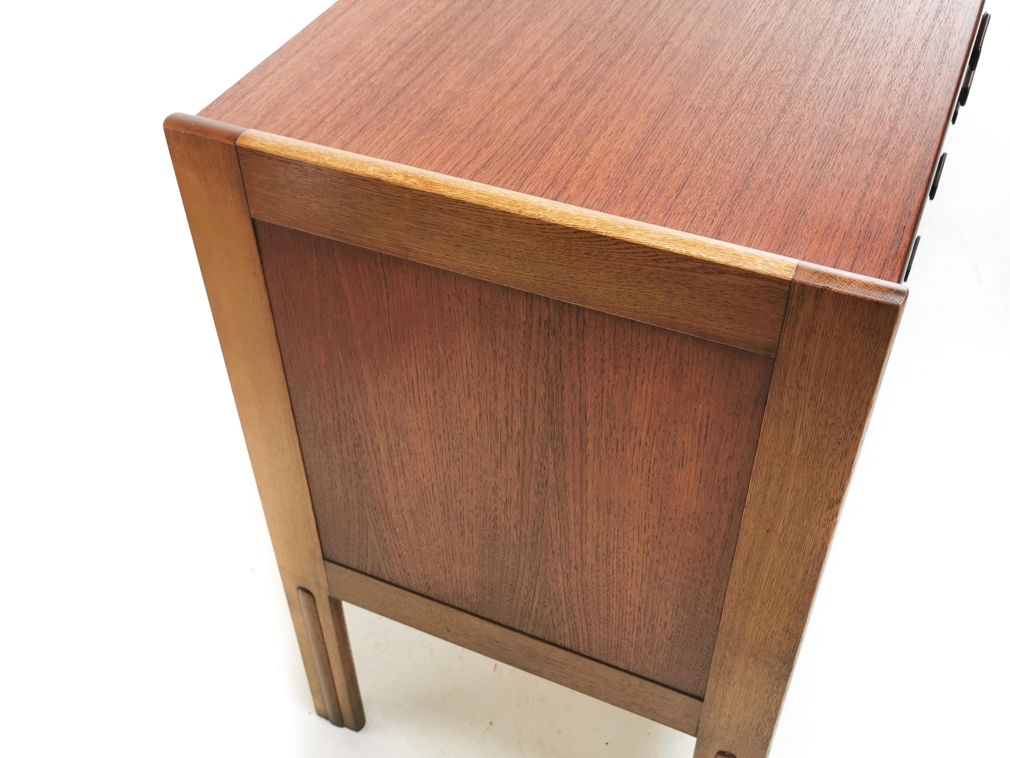 Mid-Century Modern British Everest Midcentury Teak Sideboard, 1960s For Sale