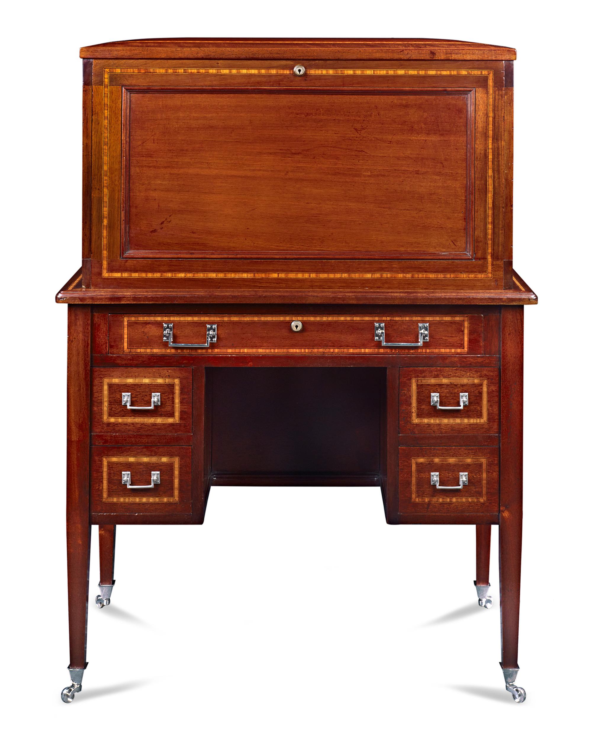 British Field Marshal's Campaign Desk In Excellent Condition In New Orleans, LA