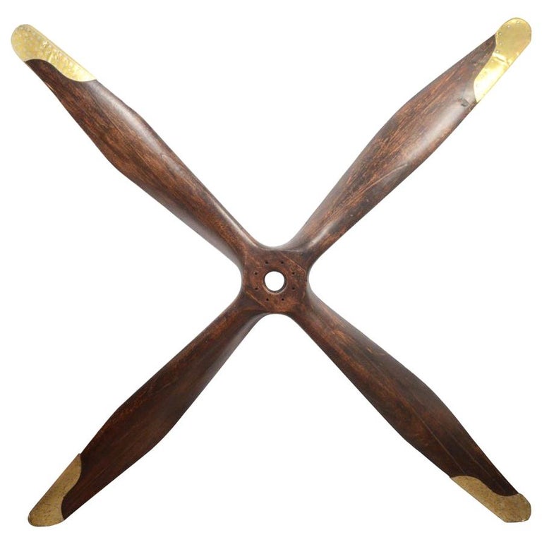 WW1 British FourBlades Rare Wood Antique Aviation Antique Airplane