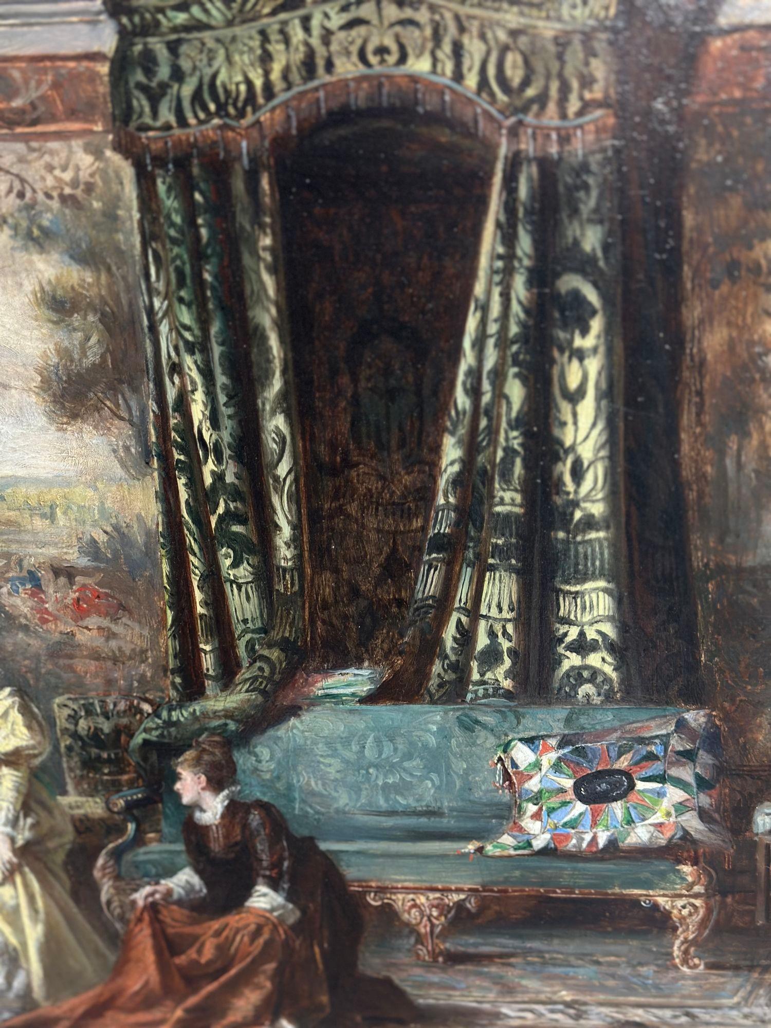 Britisches gerahmtes Gemälde von Laslett John Pott, Britisch, 1876 im Angebot 2