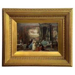 British Framed Painting by Laslett John Pott, 1876