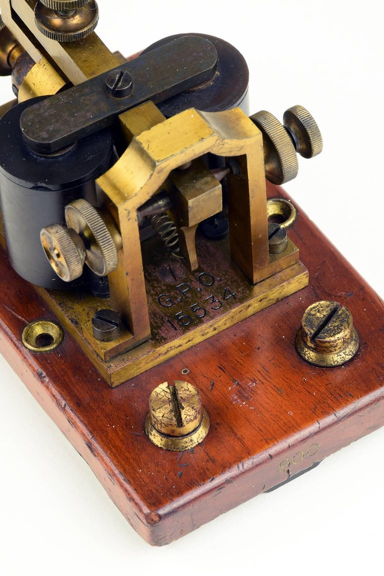 British GPO Morse Code Sounder, Pre 1880s, Beautiful ...