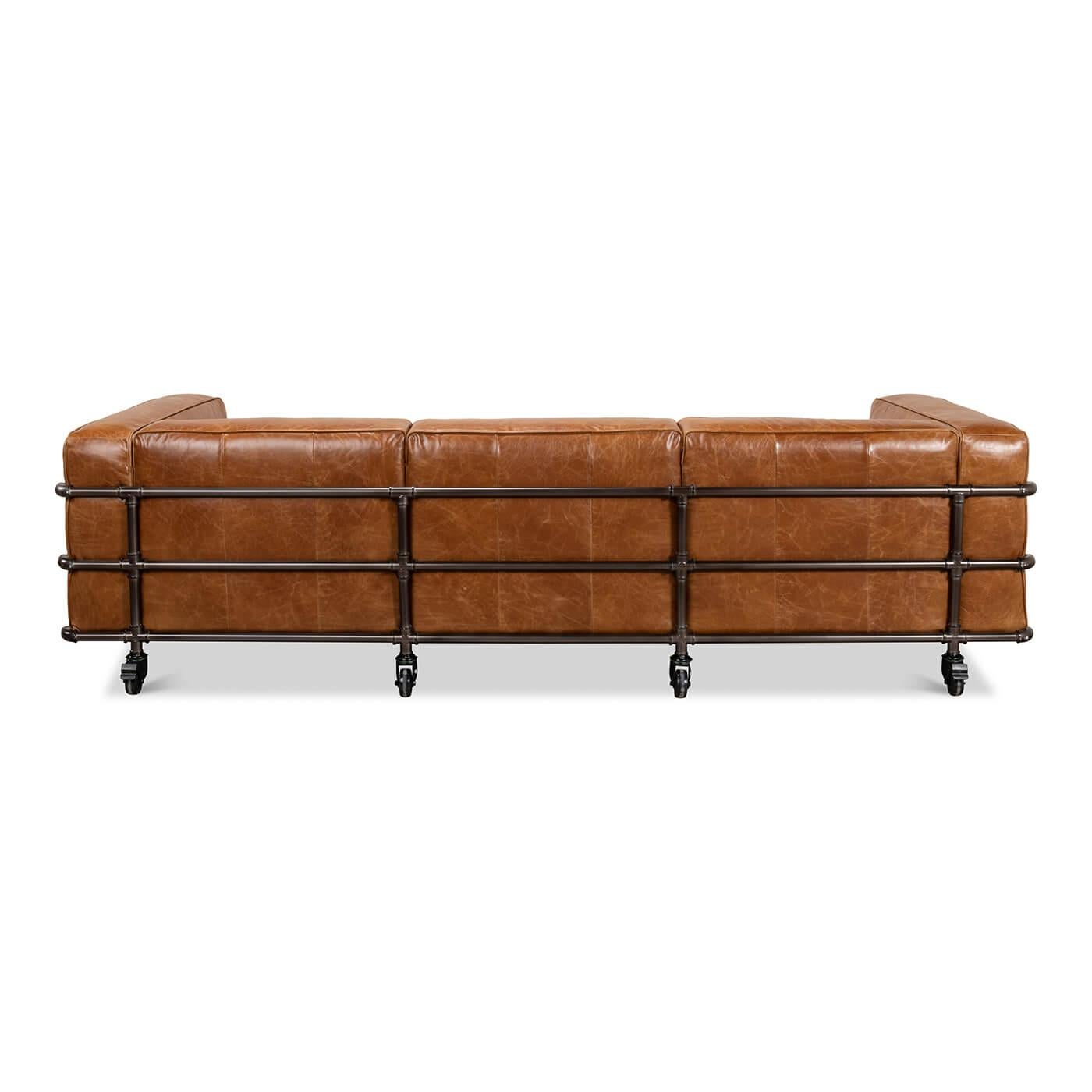 industrial style couch