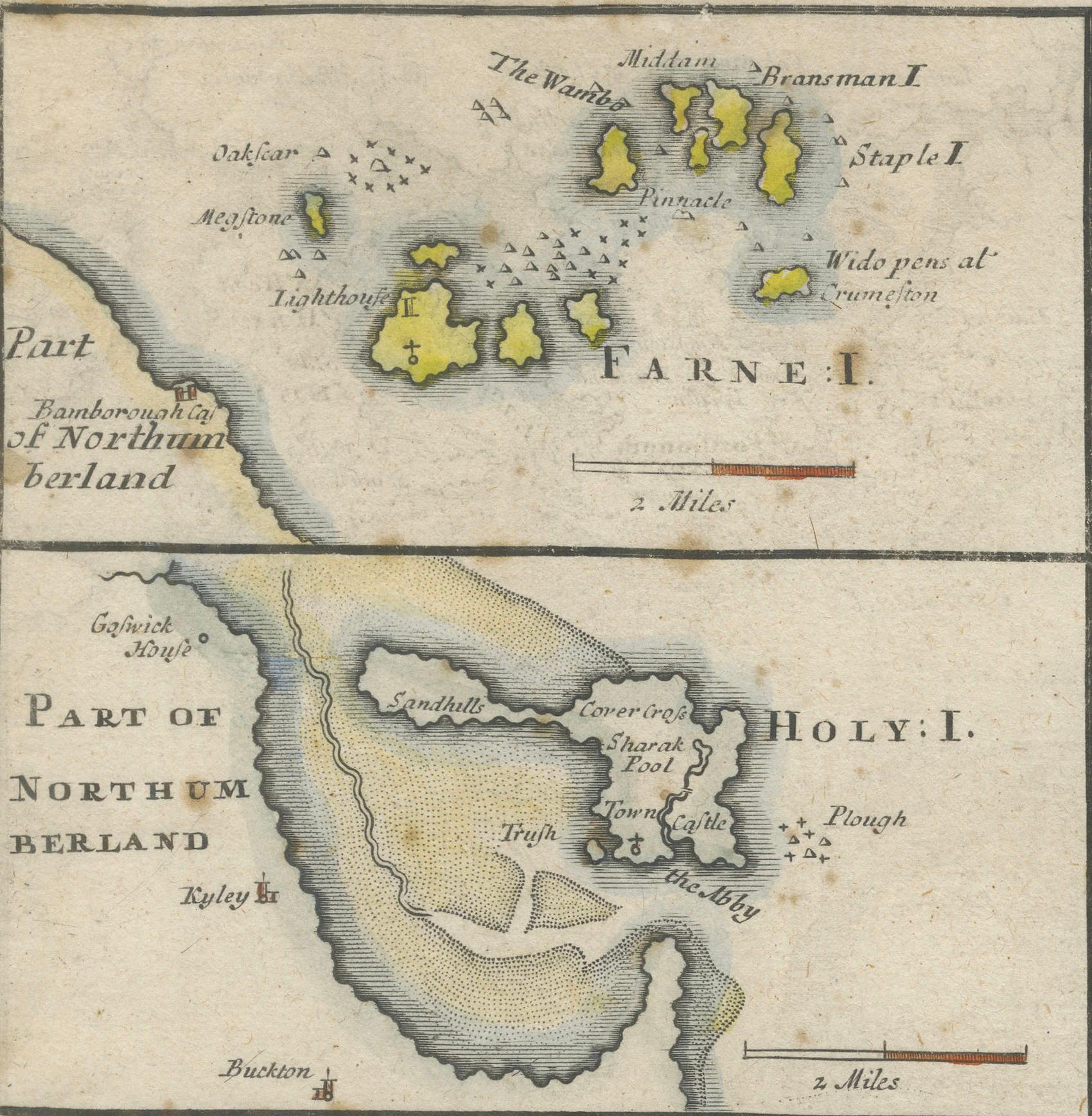 17th Century British Island Group Map 1695 – Morden’s Smaller Islands of the British Ocean For Sale