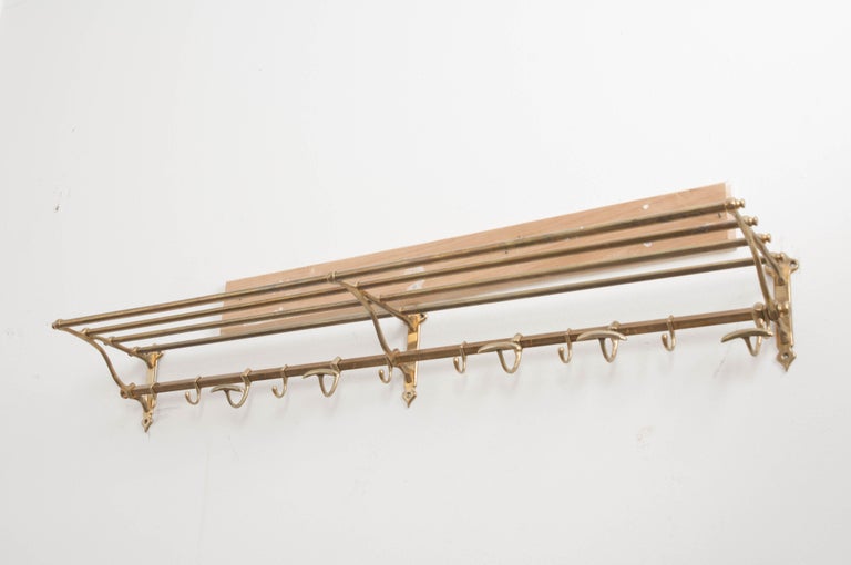 British Late 19th Century Brass Train Car Luggage Rack at 1stDibs