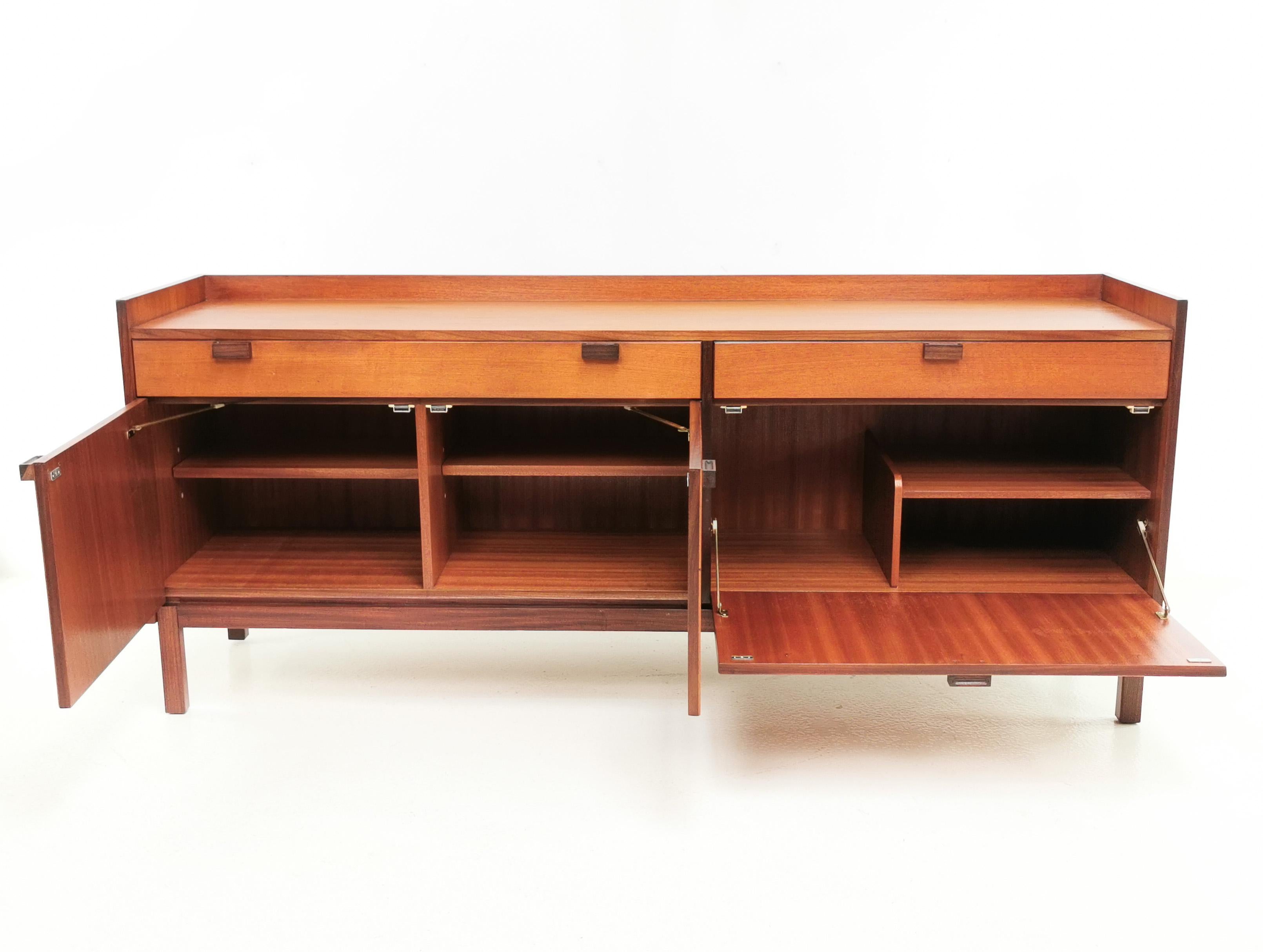 British Meredew Mid Century Teak Sideboard, 1960s 1