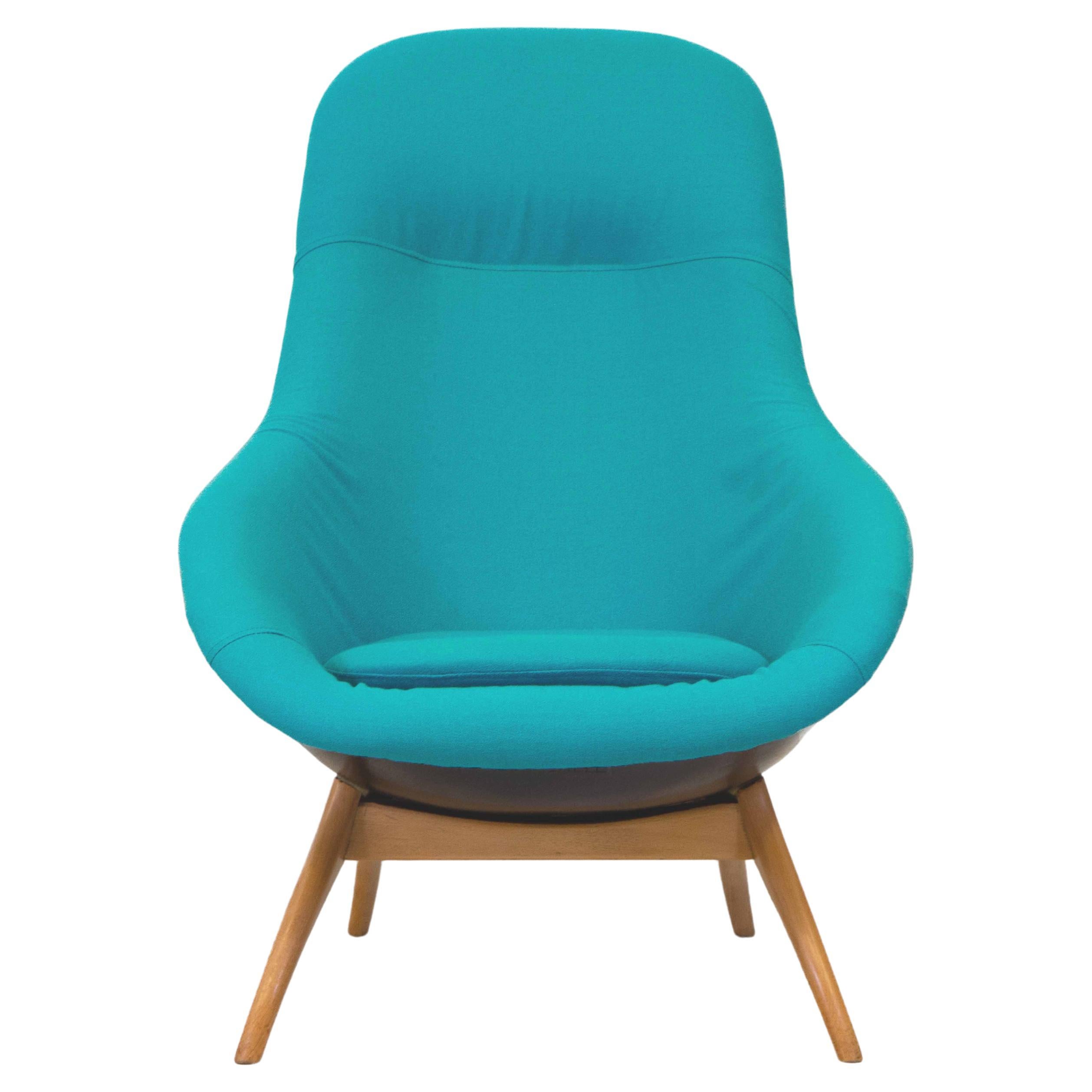 British Midcentury 1960s Lurashell Lounge Chair 1