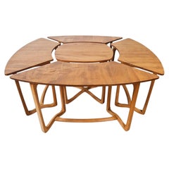 British Mid-Century Ercol Model 450 Solid Elm Supper Table