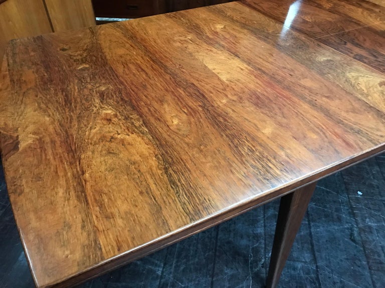 British Midcentury Extending Rosewood Dining Table by Alfred Cox For Sale 8
