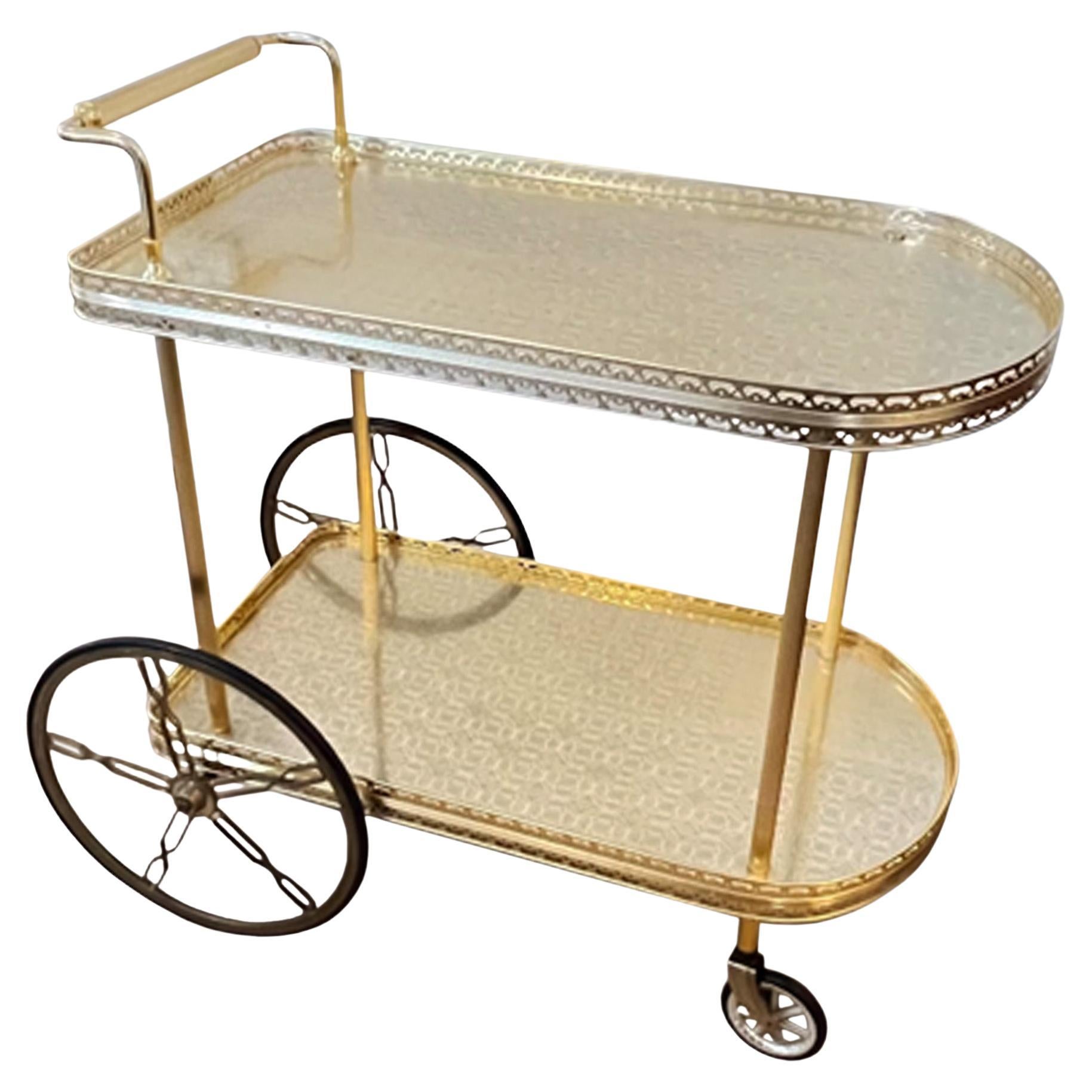 British Midcentury Bar Cart