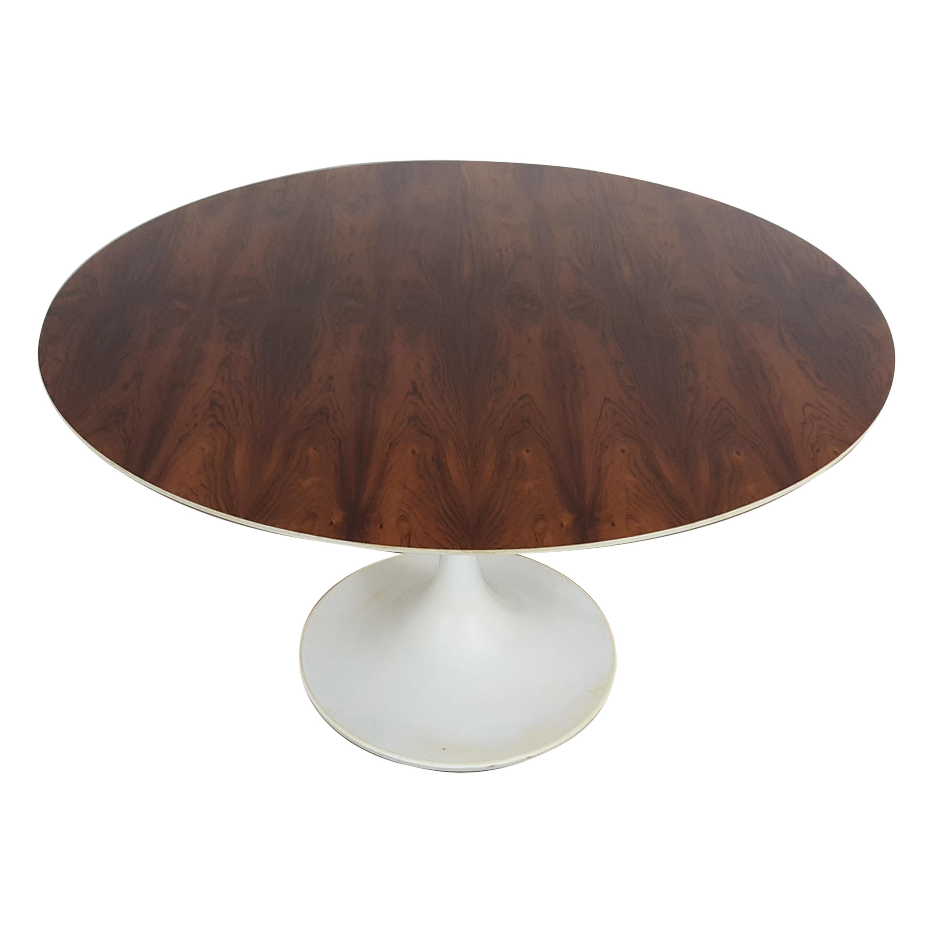 British Midcentury Rosewood Tulip Table For Sale