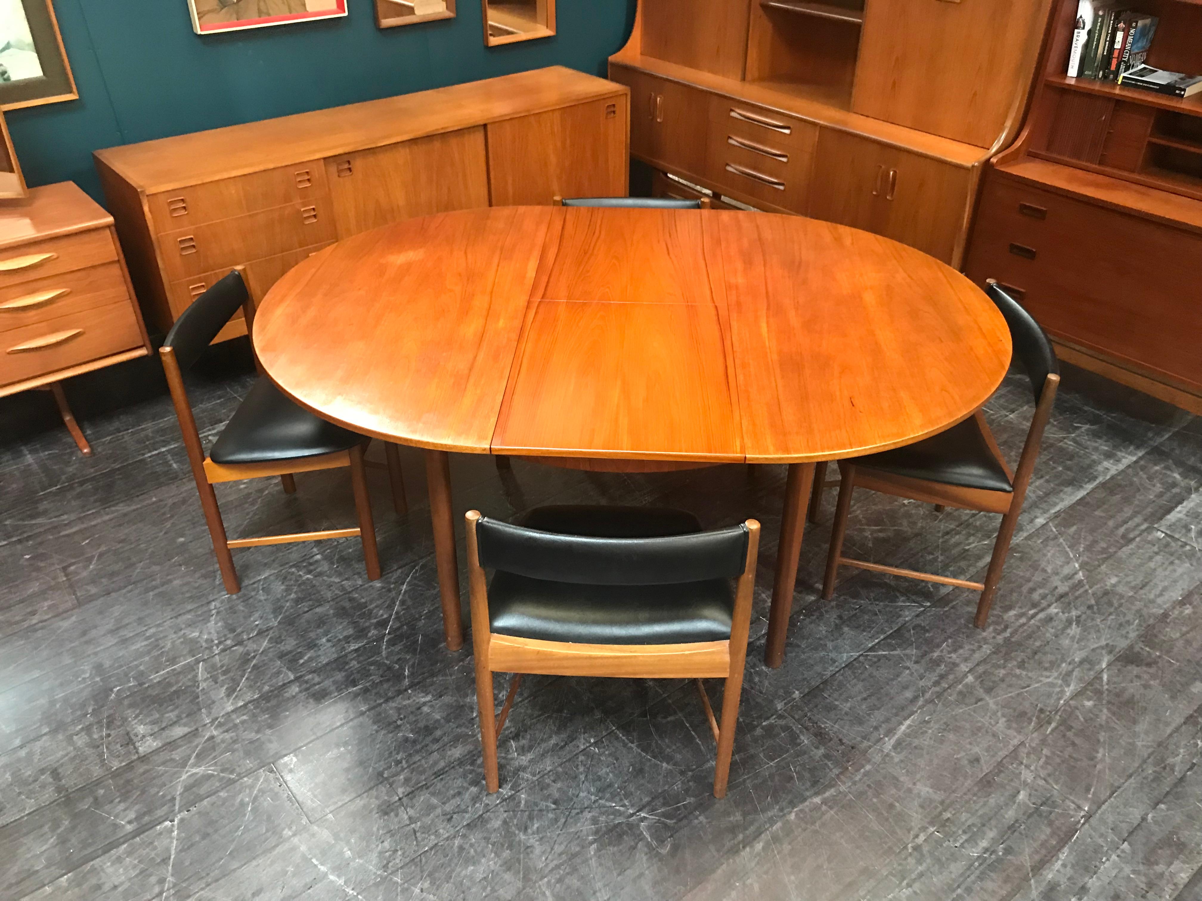 British Midcentury Teak Dining Set by Tom Robertson for A. H. McIntosh 1