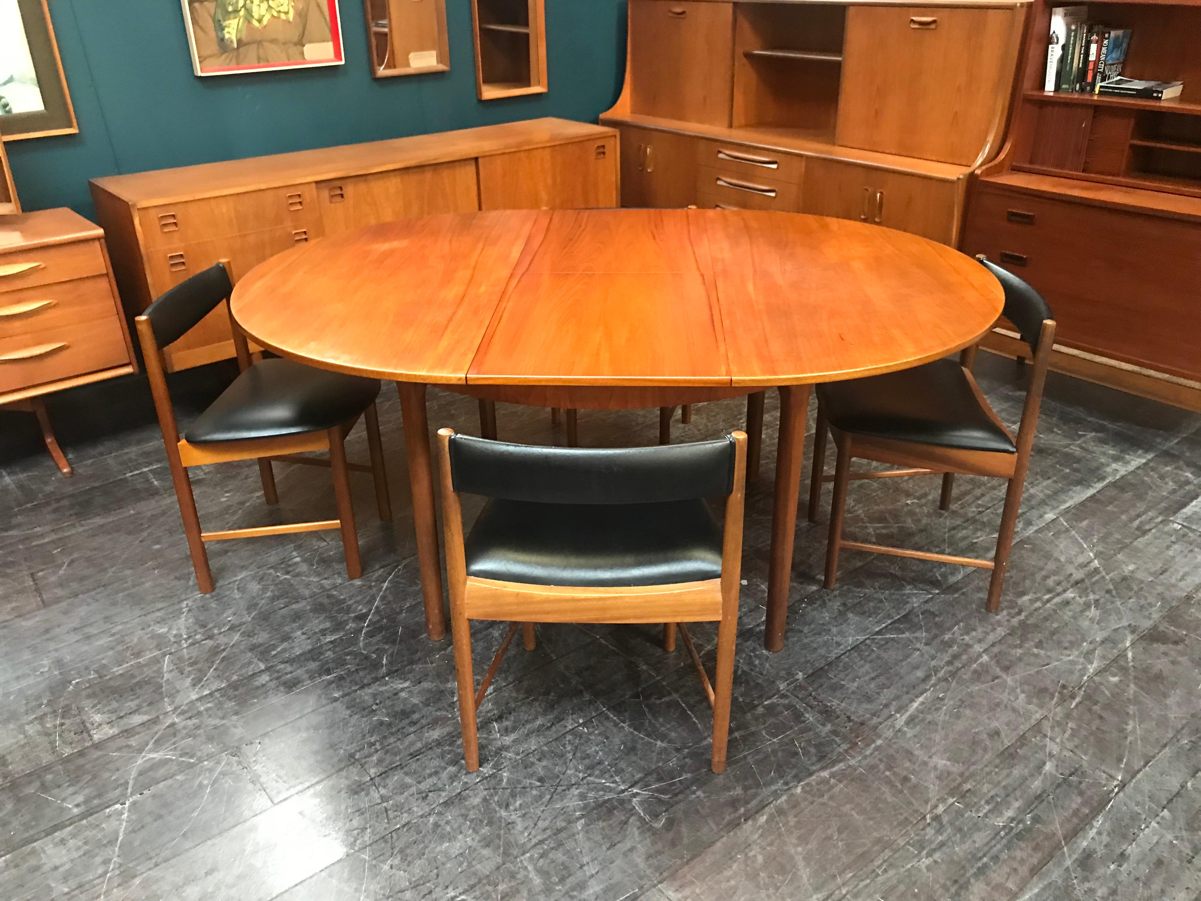 British Midcentury Teak Dining Set by Tom Robertson for A. H. McIntosh 2