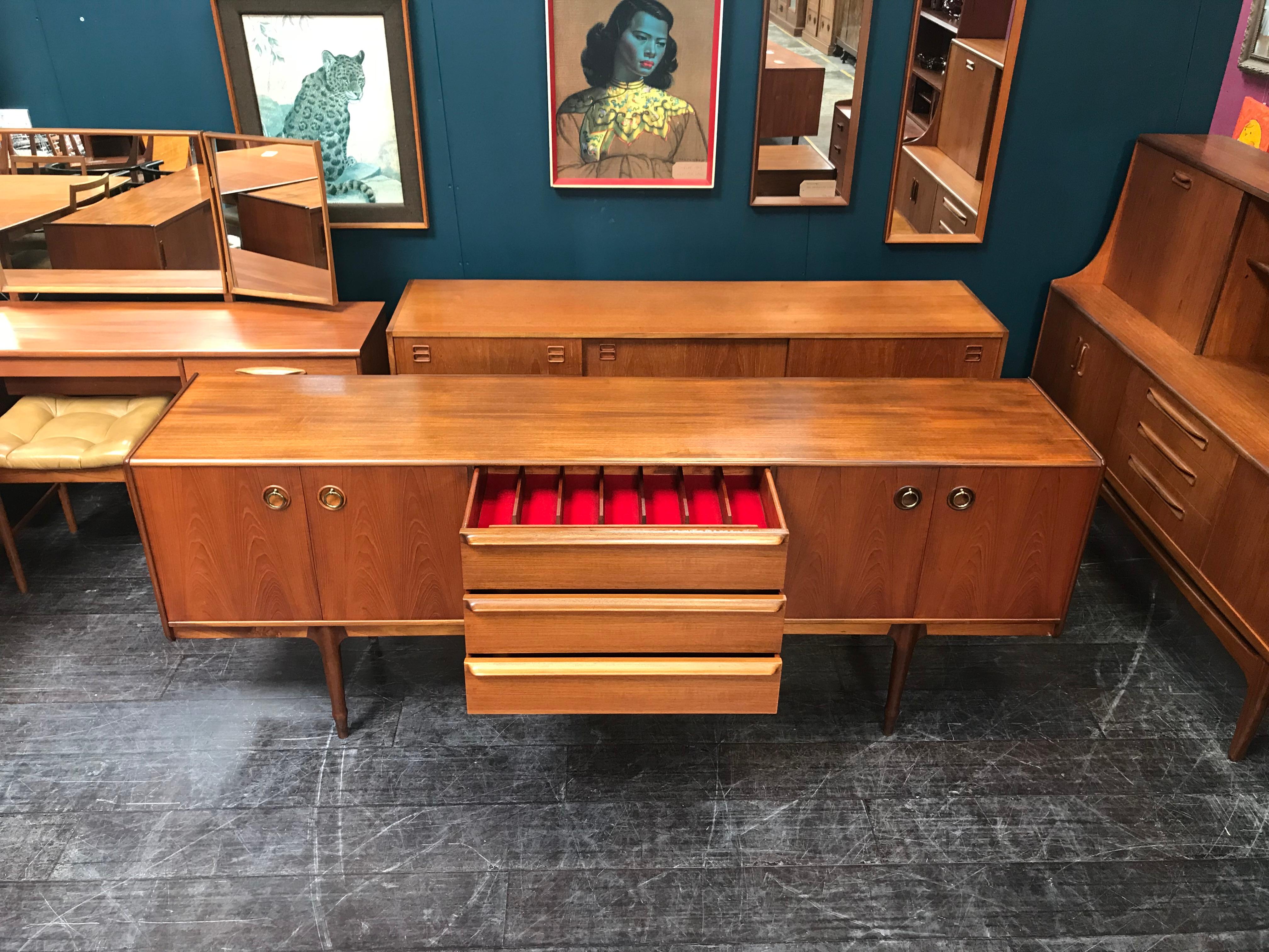 20th Century British Midcentury Teak Sideboard by Tom Robertson for A.H. McIntosh
