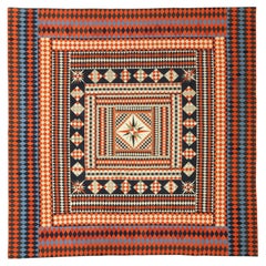 Colcha militar británica de intarsia