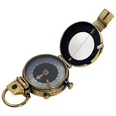British Military Marching Compass of Brass by Glauser of London, circa 1939