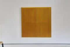 British Minimalist Painting by Torie Begg "Apparently Yellow..'