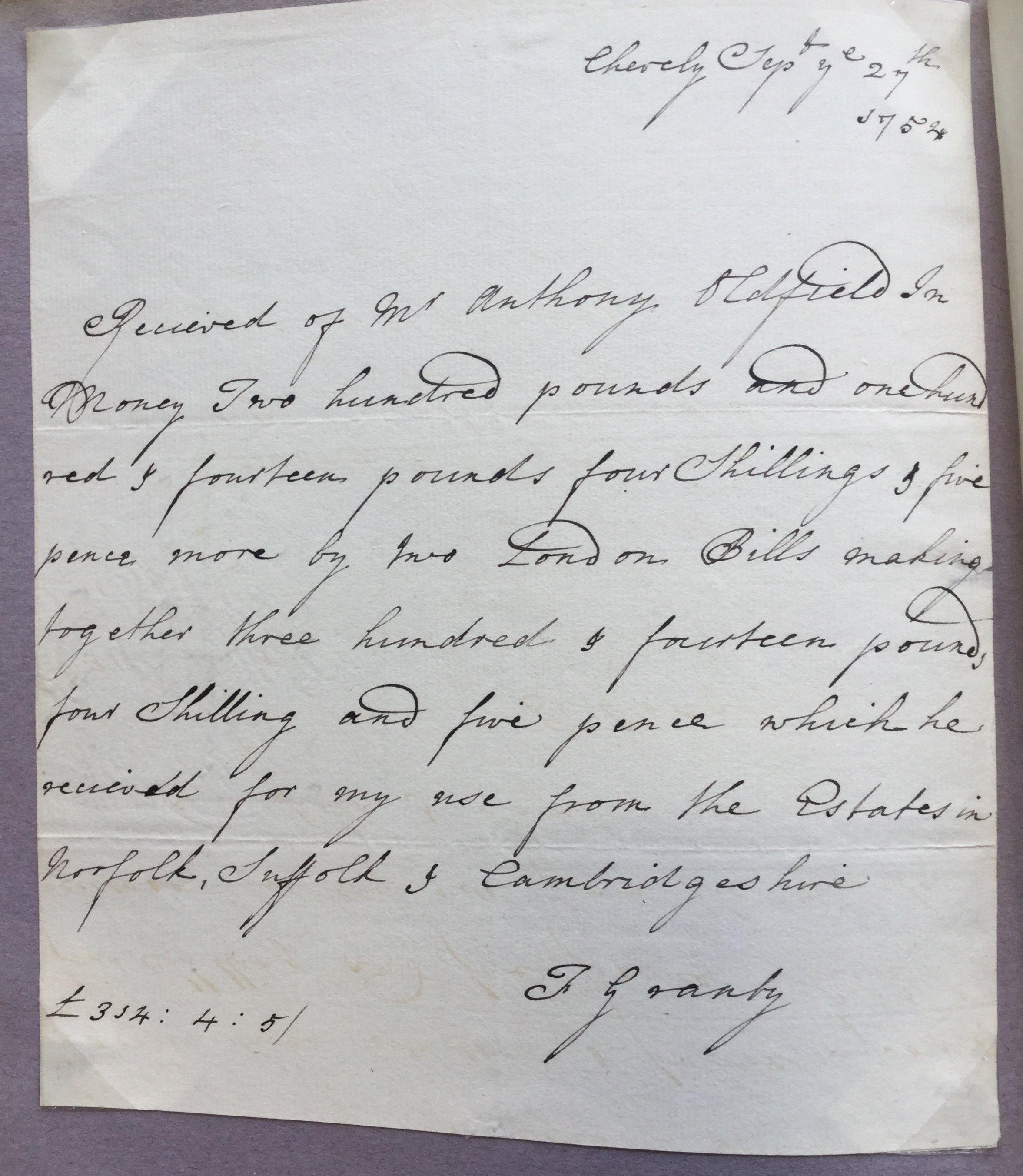 British Nobility Historical Autographs and Letters In Good Condition For Sale In Jersey, GB
