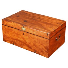 British officer’s trunk in mahogany and brass, 1830