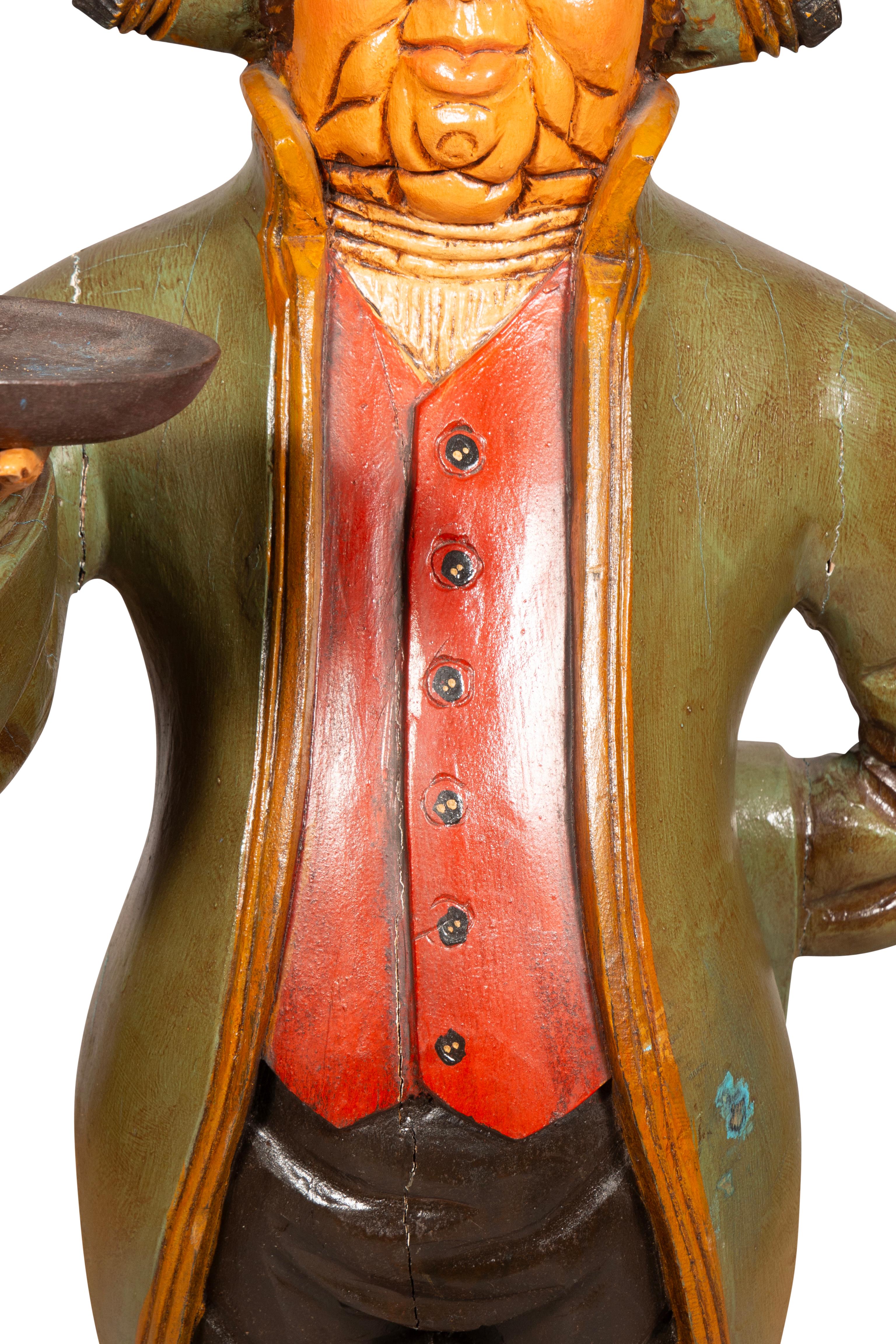British Painted Wood Figure Of The Town Crier 3