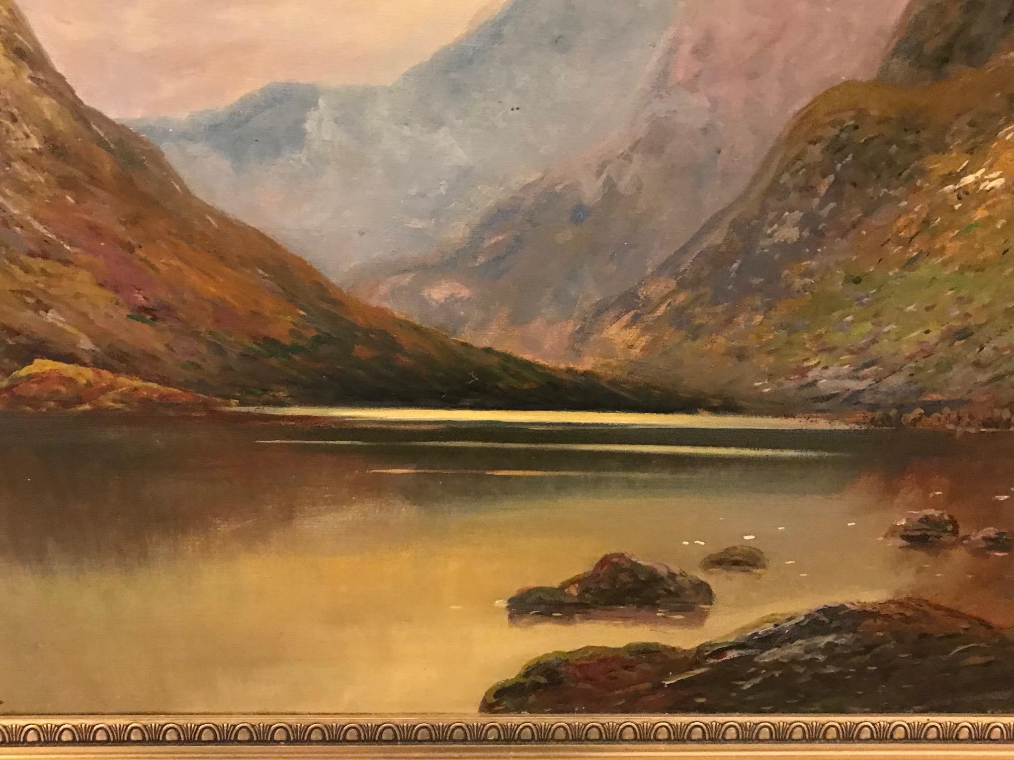 Scottish Highland Scenery, prob. Glen Affric, G. Findlay, 20th Century For Sale 3