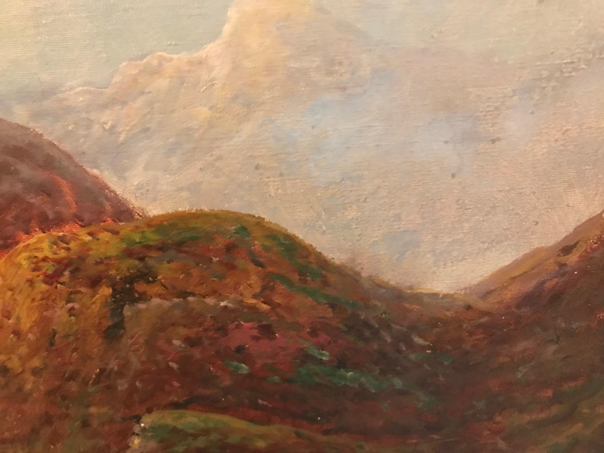 Scottish Highland Scenery, prob. Glen Affric, G. Findlay, 20th Century For Sale 4