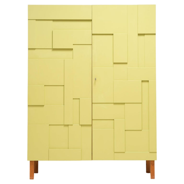 British Pinch Green Alba Kitchen Storage Armoire For Sale at 1stDibs