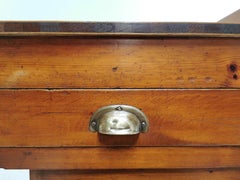 British Pine Watchmakers Work Bench Desk Midcentury