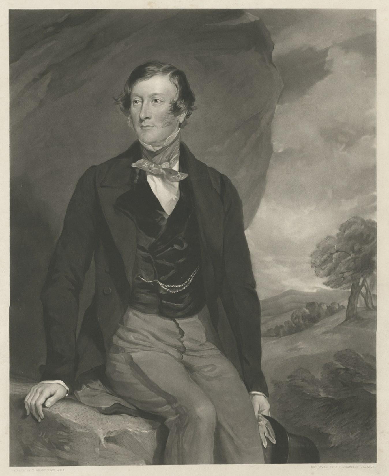 Britischer Politican Henry Charles Stuhl des britischen Crichel-Hauses, Dorset, England, um 1850 im Zustand „Gut“ im Angebot in Langweer, NL