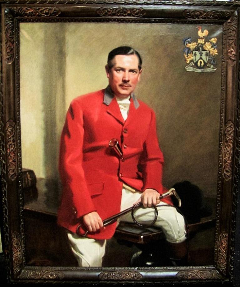 Hand-Painted British Portrait by Frank Owen Salisbury of Sidney Shephard Esq