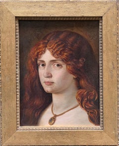 Portrait of a Red Haired Lady