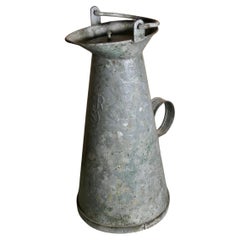 Caraffa per acqua zincata British Rail (S)  Un bel pezzo, alto e conico