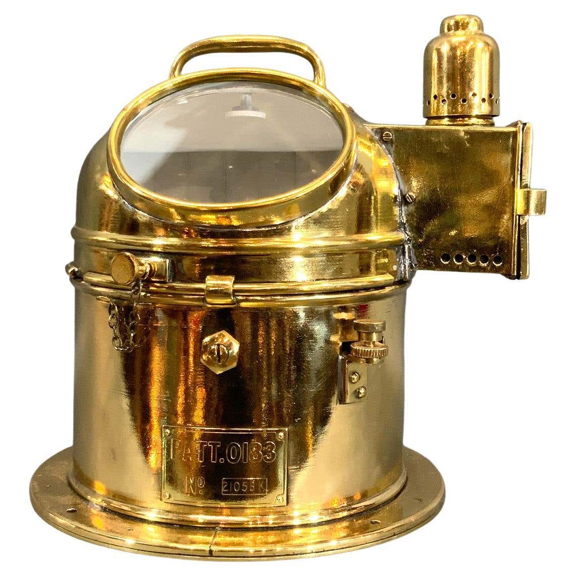 British Royal Navy Boat Binnacle at 1stDibs | what is a binnacle on a ...