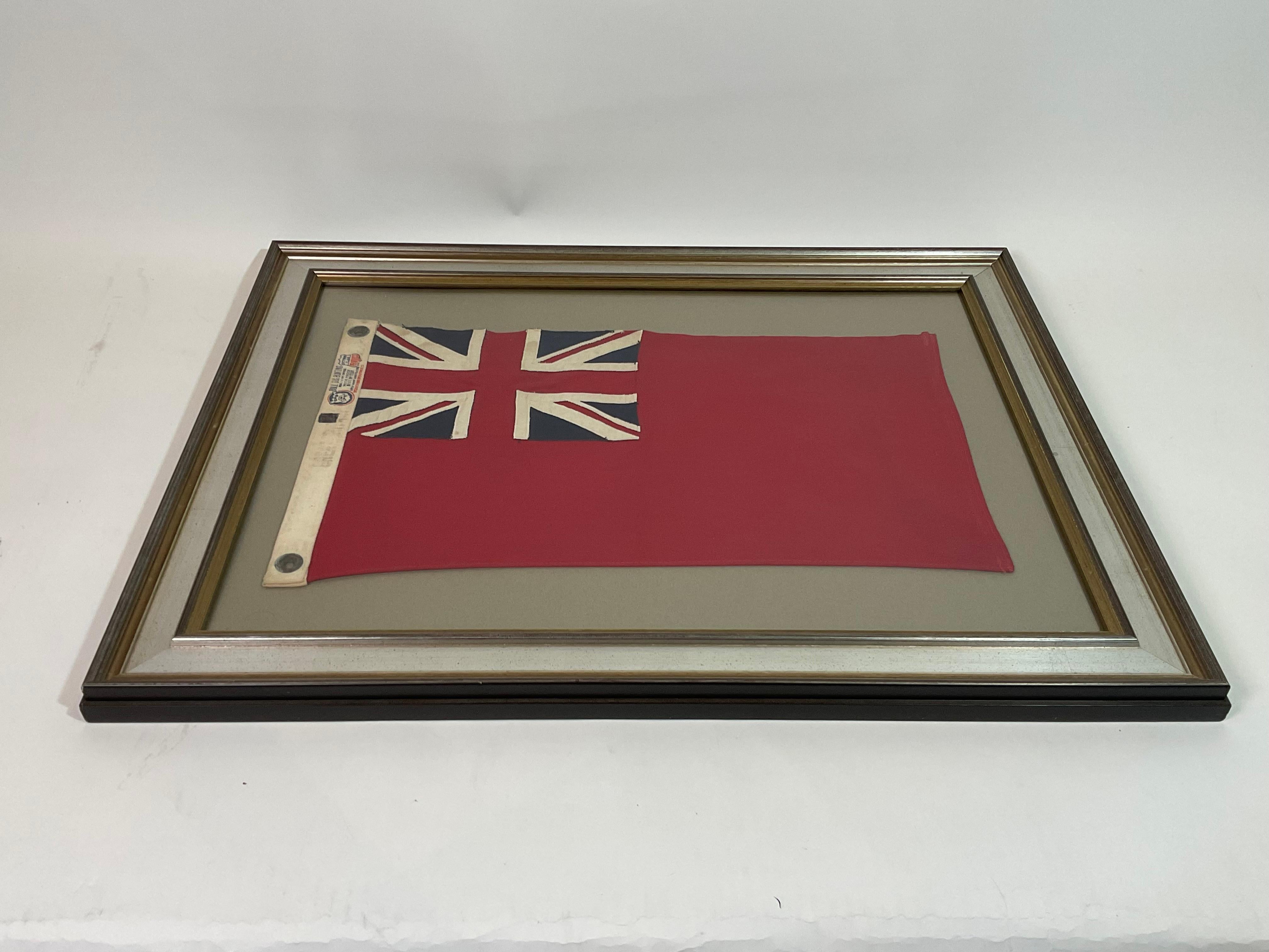 Mid-20th Century British Royal Navy Ensign Flag For Sale