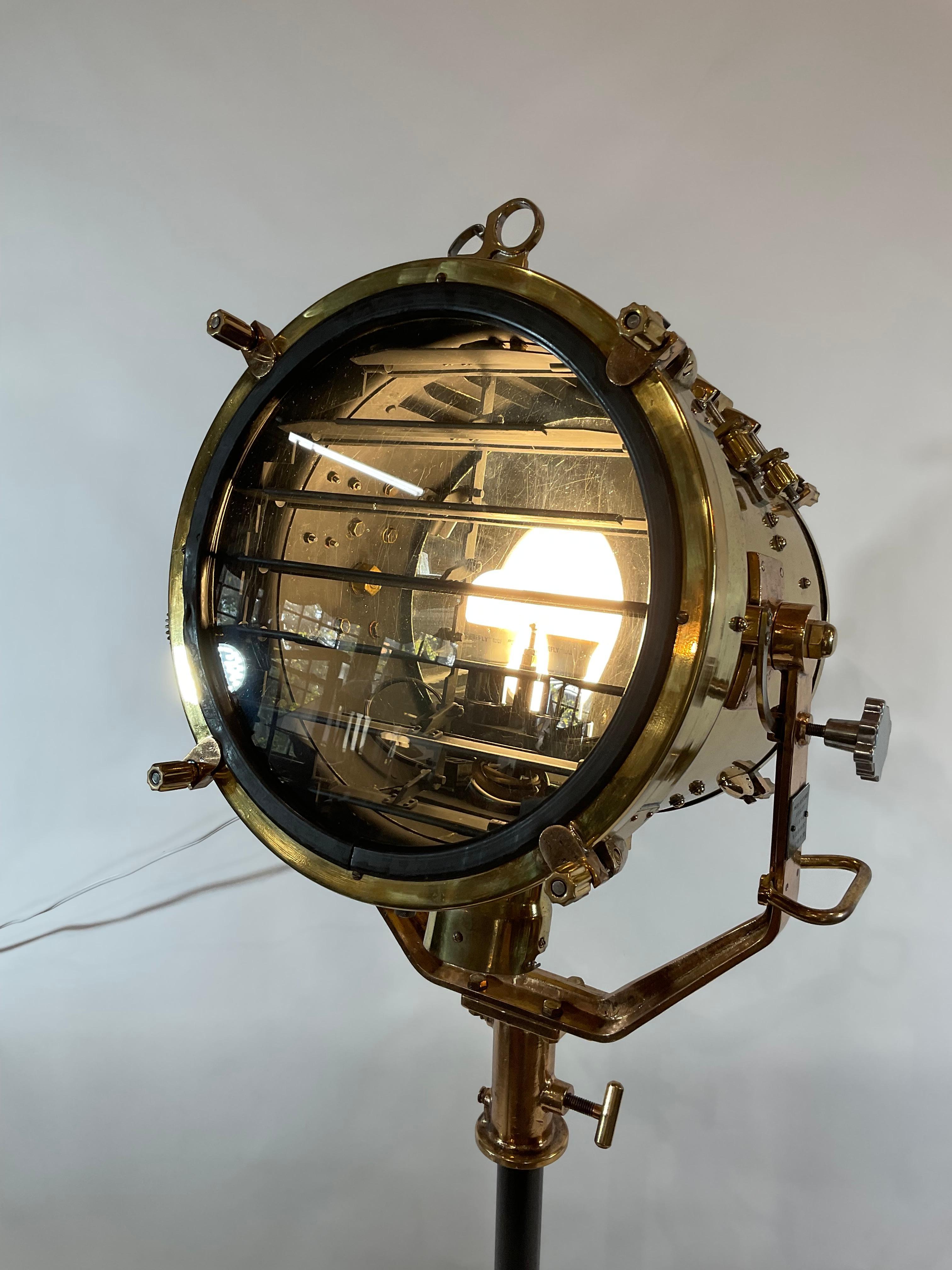 British Royal Navy Searchlight and Signal Light For Sale 5