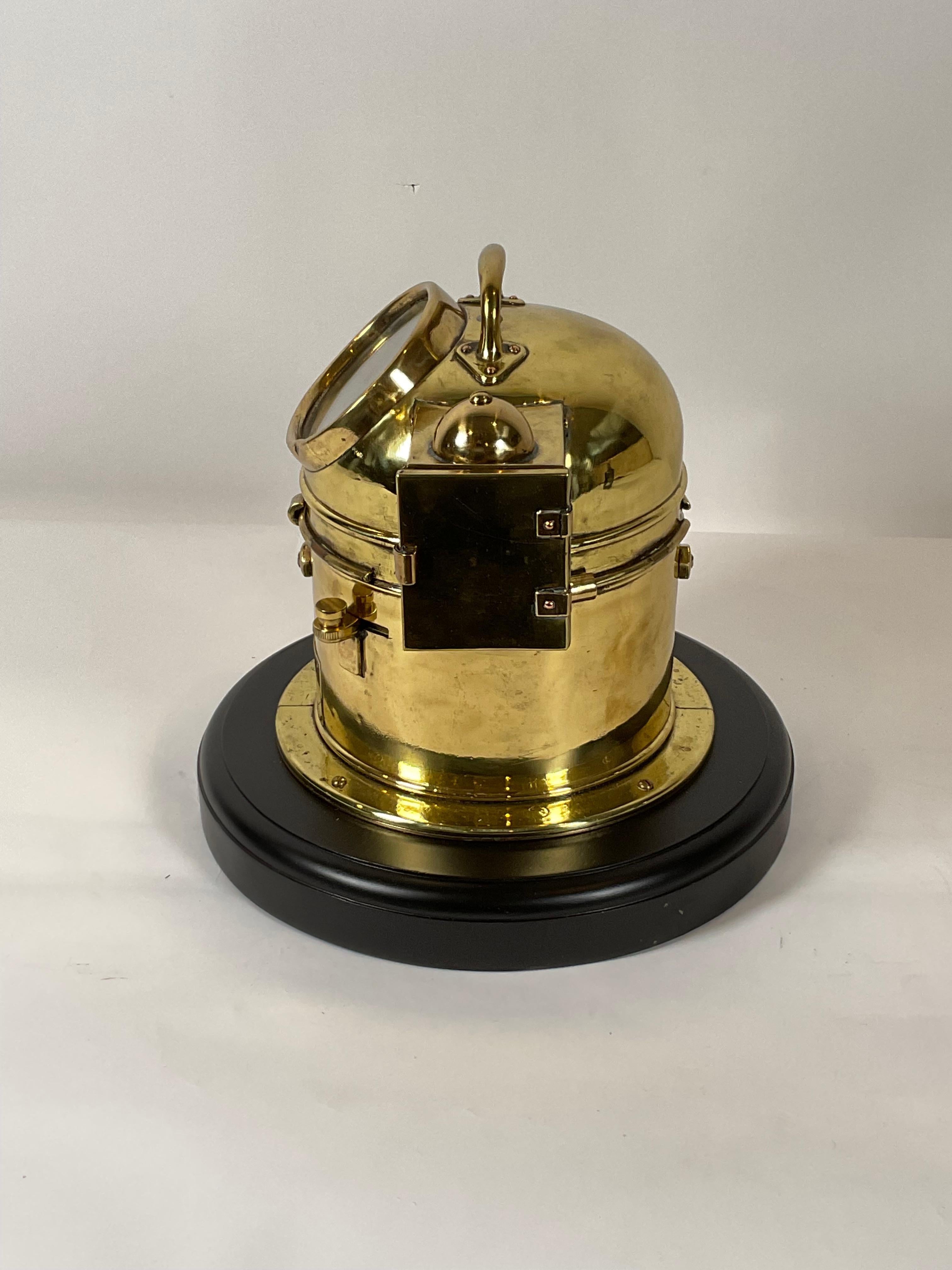 Brass British Royal Navy Ship’s Binnacle Compass For Sale