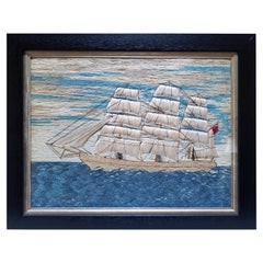 British Sailor's "Woolwork" But Made of Pearled Cotton of a Merchant Navy Ship