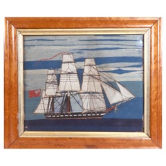 Antique British Sailor's Woolwork, circa 1865-75