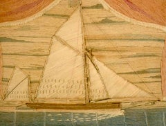 British Sailor's Woolwork of a Bowspirit Thames Barge, circa 1870