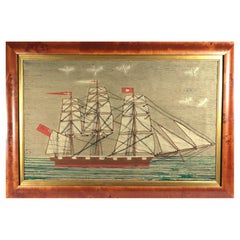 British Sailor's Woolwork of A Merchant Ship