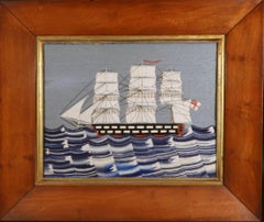 British Sailor's Woolwork of British Royal Navy Ship