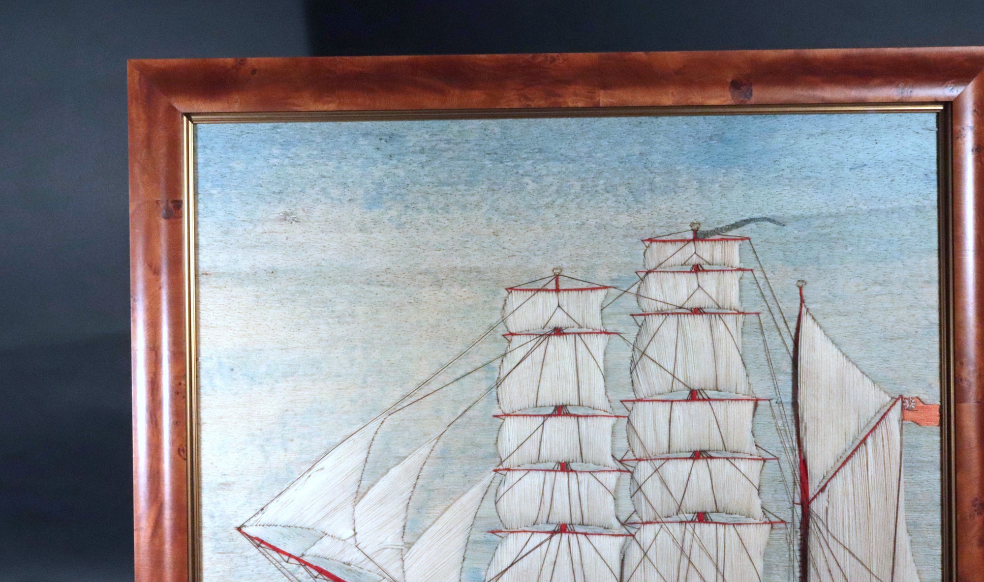 British Sailor's Woolwork of the Barque Polly, 
Named 